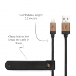 Woodcessories EcoCable Lightning Kablo-Black