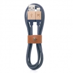 Woodcessories EcoCable Lightning Kablo-Navy Blue