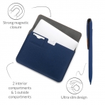 Woodcessories MacBook EcoPouch Klf (15 in)-Navy Blue Fabric