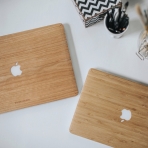 Woodcessories MacBook Pro EcoSkin Sticker (15 in/Touchbar)-Bamboo