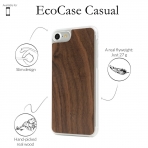 Woodcessories iPhone 8 EcoCase Casual Klf-Walnut Transparent