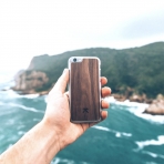 Woodcessories iPhone 8 EcoCase Casual Klf-Walnut Transparent