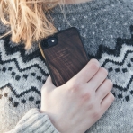 Woodcessories iPhone 8 EcoCase Casual Klf-Walnut Black