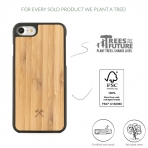 Woodcessories iPhone 8 EcoCase Casual Klf-Bamboo Black