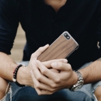 Woodcessories iPhone 8 EcoCase Casual Klf-Bamboo Black
