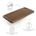 Woodcessories iPhone 8 Plus EcoCase Kevlar Klf-Walnut