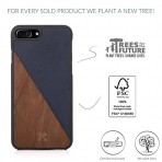 Woodcessories iPhone 8 Plus EcoCase Klf-Navy Blue