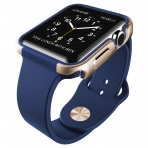 X-Doria Apple Watch Klf (42mm)-Gold-Midnight Blue