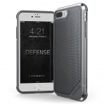X-Doria Apple iPhone 8 Plus Defense Lux Serisi Klf (MIL-STD-810G)-Gray