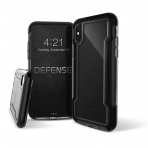 X-Doria Apple iPhone X  Defense Clear Serisi K�l�f-Black