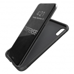 X-Doria Apple iPhone XS / X Defense Lux Serisi K�l�f (MIL-STD-810G)-Black Carbon Fiber