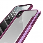 X-Doria Apple iPhone XS / X Defense Shield Serisi Klf (MIL-STD-810G)-Purple