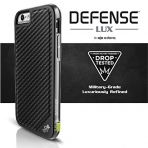 X-Doria iPhone 6 / 6S Defense Lux Klf (MIL-STD-810G)-Black Carbon Fiber
