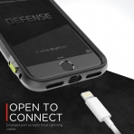 X-Doria iPhone 7 Defense Lux Klf (MIL-STD-810G)- Black Leather