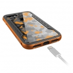 X-Doria iPhone 7 Defense Shield Series Camo Klf (MIL-STD-810G)-Orange Camo