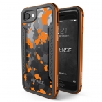 X-Doria iPhone 7 Defense Shield Series Camo Klf (MIL-STD-810G)-Orange Camo