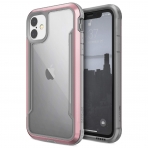 X-Doria iPhone 11 Defense Shield Serisi Klf (MIL-STD-810G)-Rose Gold