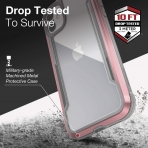 X-Doria iPhone 11 Defense Shield Serisi Klf (MIL-STD-810G)-Rose Gold