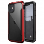 X-Doria iPhone 11 Defense Shield Serisi Klf (MIL-STD-810G)-Red