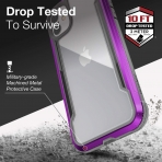 X-Doria iPhone 11 Defense Shield Serisi Klf (MIL-STD-810G)-Purple