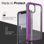 X-Doria iPhone 11 Defense Shield Serisi Klf (MIL-STD-810G)-Purple