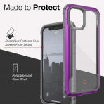 X-Doria iPhone 11 Pro Max Defense Shield Serisi Klf (MIL-STD-810G)-Purple