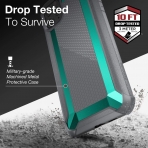 X-Doria iPhone 11 Defense Tactical Serisi Klf (MIL-STD-810G)-Teal