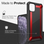 X-Doria iPhone 11 Pro Max Defense Tactical Serisi Klf (MIL-STD-810G)-Red