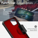 X-Doria iPhone 11 Pro Max Defense Tactical Serisi Klf (MIL-STD-810G)-Red