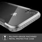 X-Doria iPhone XR Defense Air Serisi Klf (MIL-STD-810G)-Silver