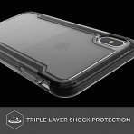 X-Doria iPhone XS Max Defense Clear Serisi Klf-Black