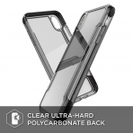 X-Doria iPhone XS Max Defense Clear Serisi Klf-Black