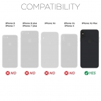 X-Doria iPhone XS Max Defense Lux Serisi Klf (MIL-STD-810G)-Black Carbon Fiber
