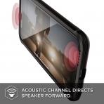 X-Doria iPhone XS Max Defense Lux Serisi Klf (MIL-STD-810G)-Dark Glitter