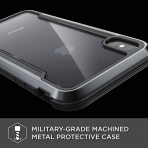 X-Doria iPhone XS Max Defense Shield Serisi Klf (MIL-STD-810G)-Black