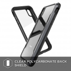 X-Doria iPhone XS Max Defense Shield Serisi Klf (MIL-STD-810G)-Black