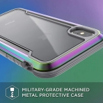 X-Doria iPhone XS Max Defense Shield Serisi Klf (MIL-STD-810G)-Iridescent