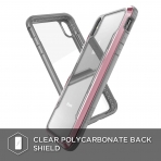 X-Doria iPhone XS Max Defense Shield Serisi Klf (MIL-STD-810G)-Rose Gold