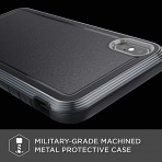 X-Doria iPhone XS Max Defense Ultra Serisi Klf (MIL-STD-810G)-Black