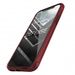 X-Doria iPhone X Defense Lux Seri Klf (MIL-STD-810G)-Red