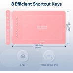 XP-PEN Deco 01 V2 Kablolu Grafik izim Tableti -Pink