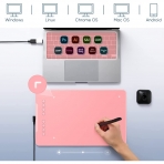 XP-PEN Deco 01 V2 Kablolu Grafik izim Tableti -Pink
