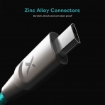 XCENTZ Micro USB arj Kablo (2M) (2 Adet)-Blue