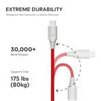 Xcentz USB C Kablo (1M)-Red