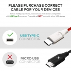 Xcentz USB C Kablo (2M)-Red