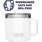 YETI Rambler Paslanmaz elik Termos Kupa (Beyaz)(415ml)