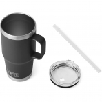 YETI Rambler Pipetli Kupa (750 mL)-Black