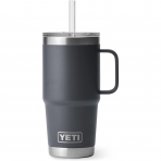 YETI Rambler Pipetli Kupa (750 mL)-Charcoal 