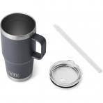 YETI Rambler Pipetli Kupa (750 mL)-Charcoal 