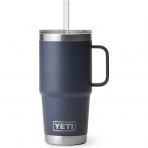 YETI Rambler Pipetli Kupa (750 mL)-Navy 